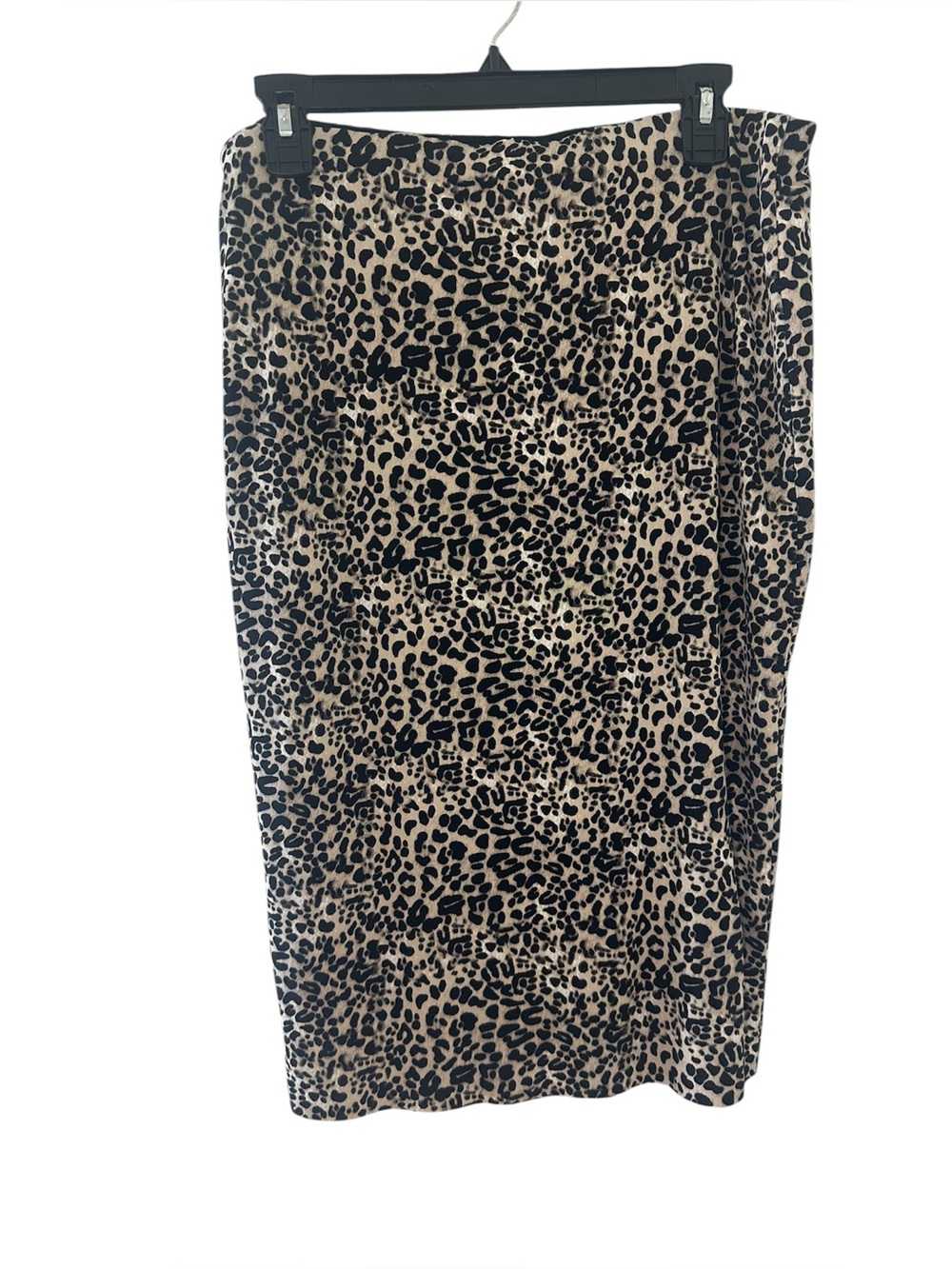 M Leopard Cheetah Print Pencil Skirt - Stretchy Vince Camuto